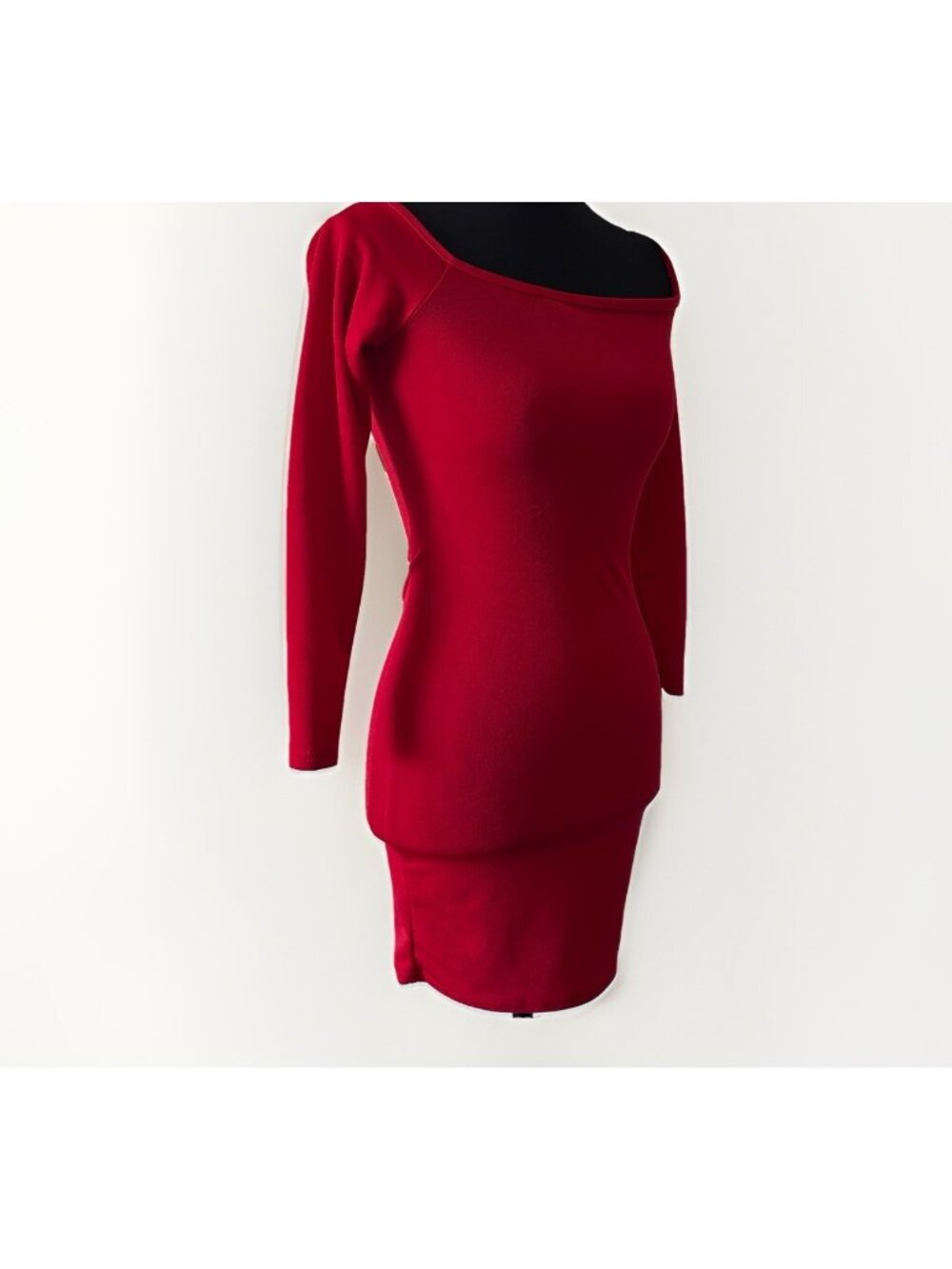 Pretty Little Thing Bodycon Mini Dress‎ Red Size 6 (FITS 4) Sexy Party Event NWT